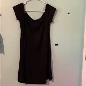 Black cold shoulder Rue 21 dress